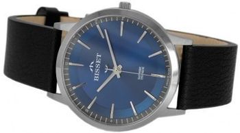 Męski zegarek Bisset Antorn BSCF25DIDX03BX z tytanową kopertą, skórzanym paskiem i mechanizmem RONDA SWISS EOL. Szafirowe szkło i wodoszczelność 30M – elegancja na co dzień.2.jpg